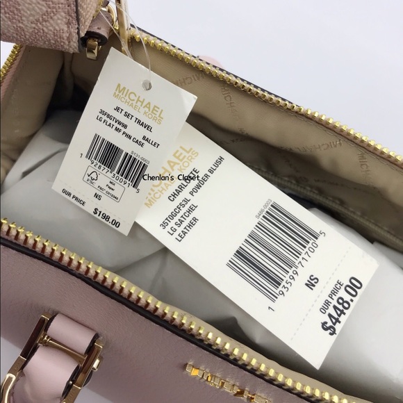 NWT Michael Kors Charlotte LG & Wallet - Picture 2 of 10